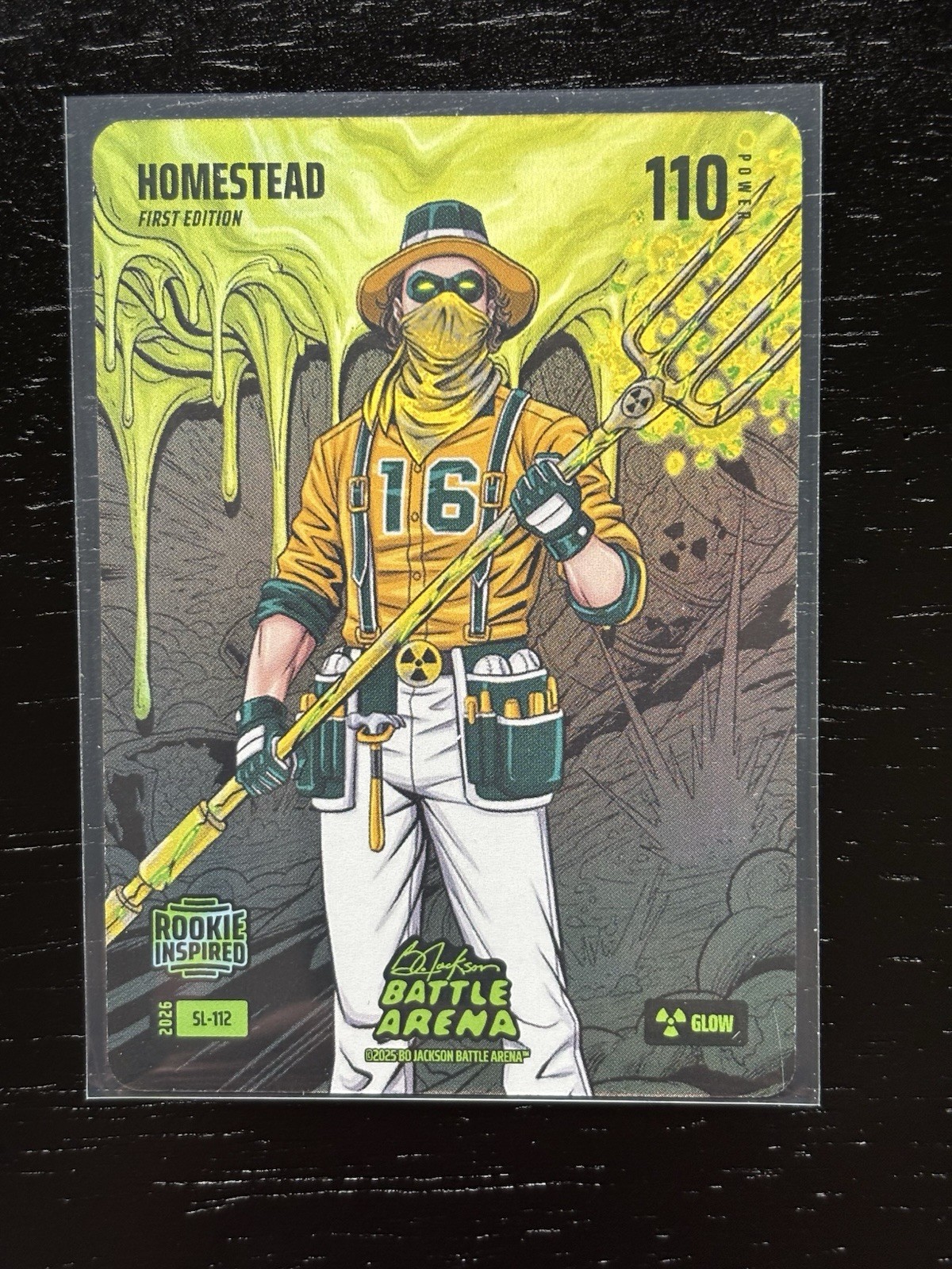 2026 Bo Jackson Battle Arena SLIME Foil CASE HIT - Homestead SL-112 Nick Kurtz