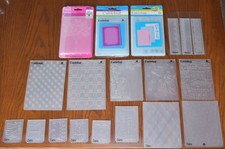 Cuttlebug Sizzix Embossing Folders Lot - Cards Scrapbook Crafting