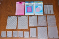 Cuttlebug Sizzix Embossing Folders Lot - Cards Scrapbook Crafting