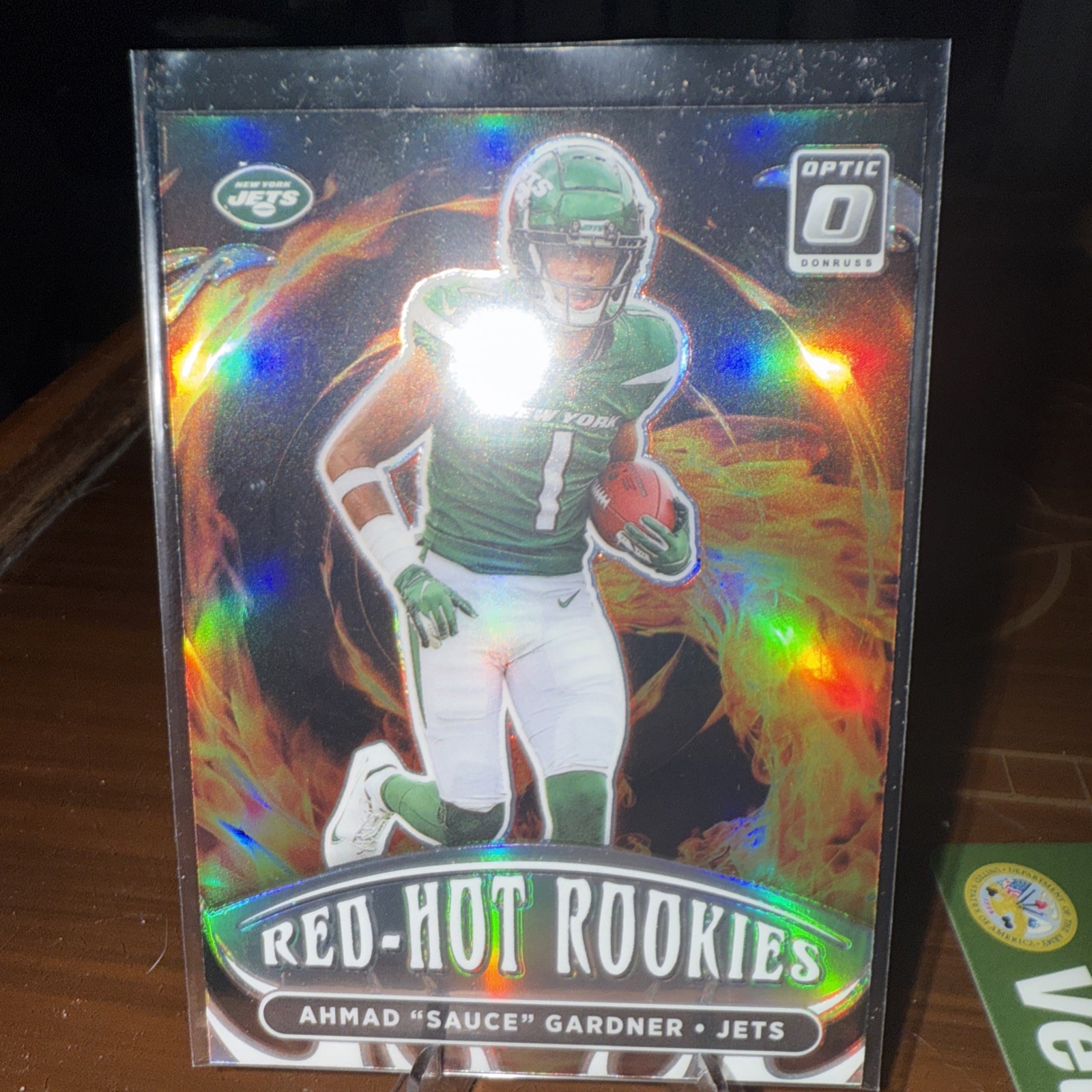 2022 Panini Donruss Optic - Red Hot Rookies Ahmad Gardner #RHR-9 Holo Prizm (RC)