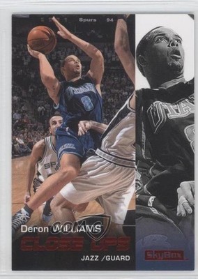 2008-09 Skybox Close Ups Ruby 23/50 Deron Williams #199 e7p