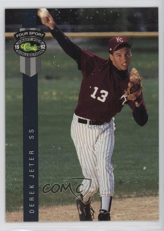 1992 Classic Four Sport Draft Pick Collection Derek Jeter #231 HOF 1hx1