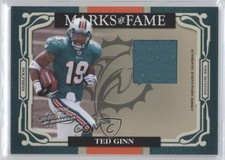 2007 Playoff Absolute Memorabilia Marks of Fame Materials 18/200 Ted Ginn Jr 0m0