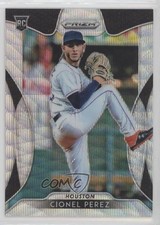 2019 Panini Prizm Tier II Blue Wave Prizm 51/60 Cionel Perez #185 s7f