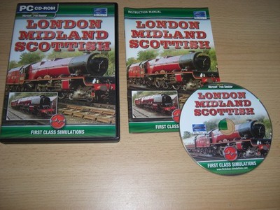LONDON MIDLAND SCOTTISH PC Add-On Expansion Pack Microsoft Train Simulator MSTS