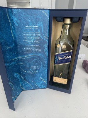 Johnnie Walker Blue Label Blended Scotch Whisky Bottle with Presentation Box