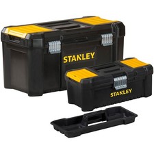 Image of Stanley STST1-75772 Essential Toolbox Bonus Pack 32cm (12.1/2in) & 48cm (19in)