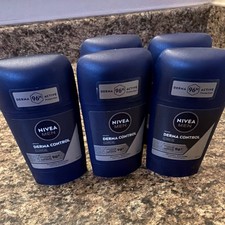 Nivea Men Derma Control Clinical Antiperspirant Stick 96H Protection 50ml 5-Pack