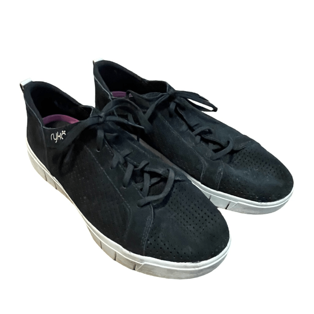 SAOLA Sneakers Ryka Haiku nere scamosciate ultra flex suola a strappo 10