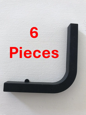 (6) Firm Fanny Lifter Stepper Set RUBBER CORNER BOTTOM REPLACEMENT SLIP FEET