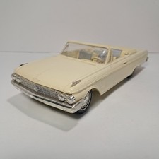 1962 Ford Galaxie Sunliner Convertible Dealer Promo Model Friction Car 125 Vtg 1962 Ford Galaxie Sunliner Convertible Dealer Promo Model Friction Car 125 Vtg