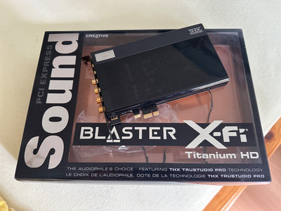 Creative Sound Blaster X-Fi Titanium HD 5.1 PCI Express interne Soundkarte