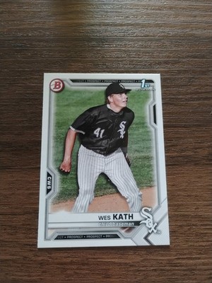 2021 Bowman Draft #BD-43 Wes Kath Chicago White Sox