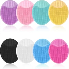 Face Scrubber, 8 PCS Silicone Face Scrubber Exfoliator for Women, Face Cleansing