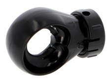 Öse für Markisengetriebe | schwarz | mit Anschlussbohrung für Getriebe mit 12...