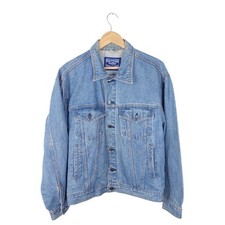 Hard Rock Cafe Toronto Vintage Mens Blue Denim Jacket Size Medium