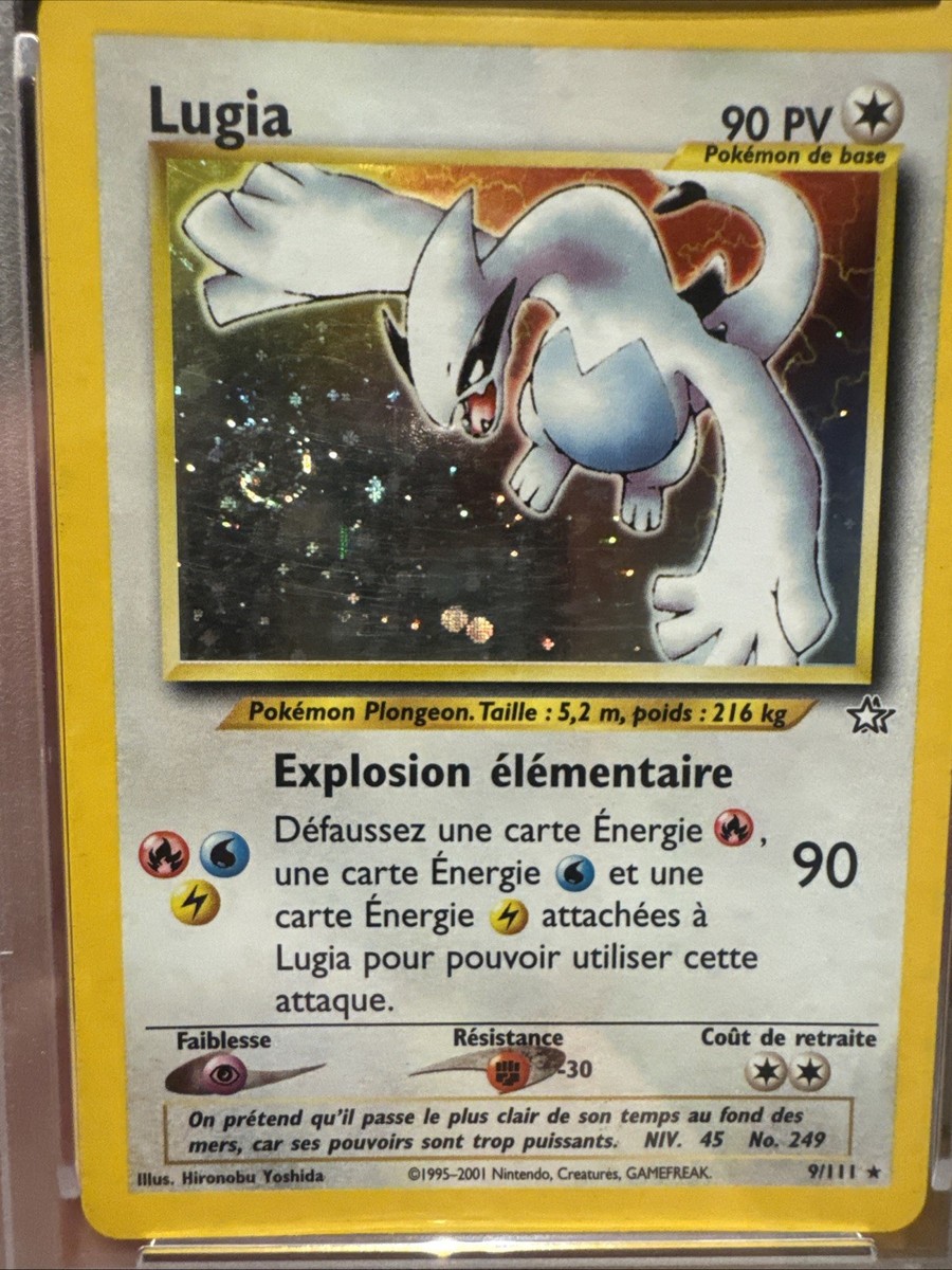 ルギア PSA 4 lugia wind from the sea PSA 4 VG-EX Lugia HOLO FRENCH Pokemon Neo Genesis 2001 WOTC