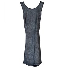 Astr The Label Silver Glitter Mini Dress Womens XS Baddie Bodycon Party Cocktail