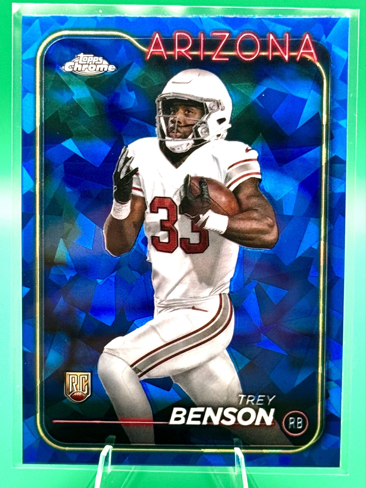 2024 Topps Chrome Sapphire Edition - Rookies Trey Benson #214 (RC)