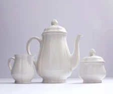 Villeroy and Boch Manoir Coffee Pot Creamer and Sugar Set Excellent!