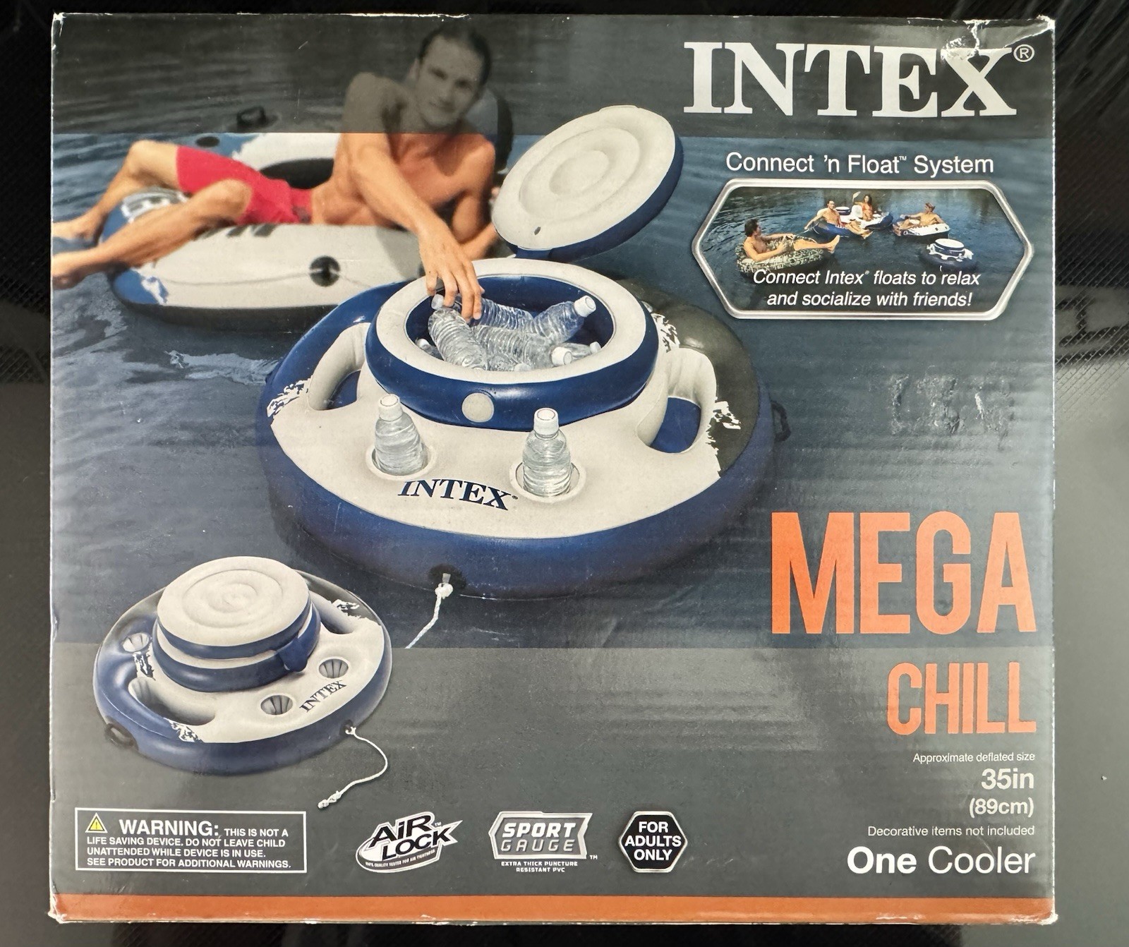 Floating Ice Chest 30 12oz Can Capacity