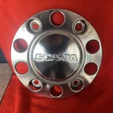 Genuine Scania 22.5” Stainless Steel Front Wheel Trims Hub Caps 10 Stud x1
