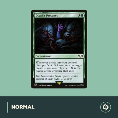 MTG | Death's Presence | WARHAMMER 40K | NM | EN | MAGIC 