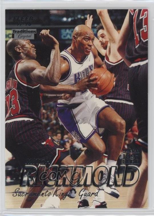 1997-98 Fleer Crystal (Guarded by ) Mitch Richmond Michael Jordan #2 HOF 0yf7