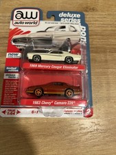 1 64 Cars AUTO WORLD Deluxe 4-pack Camaro Firebird Mustang Corvette