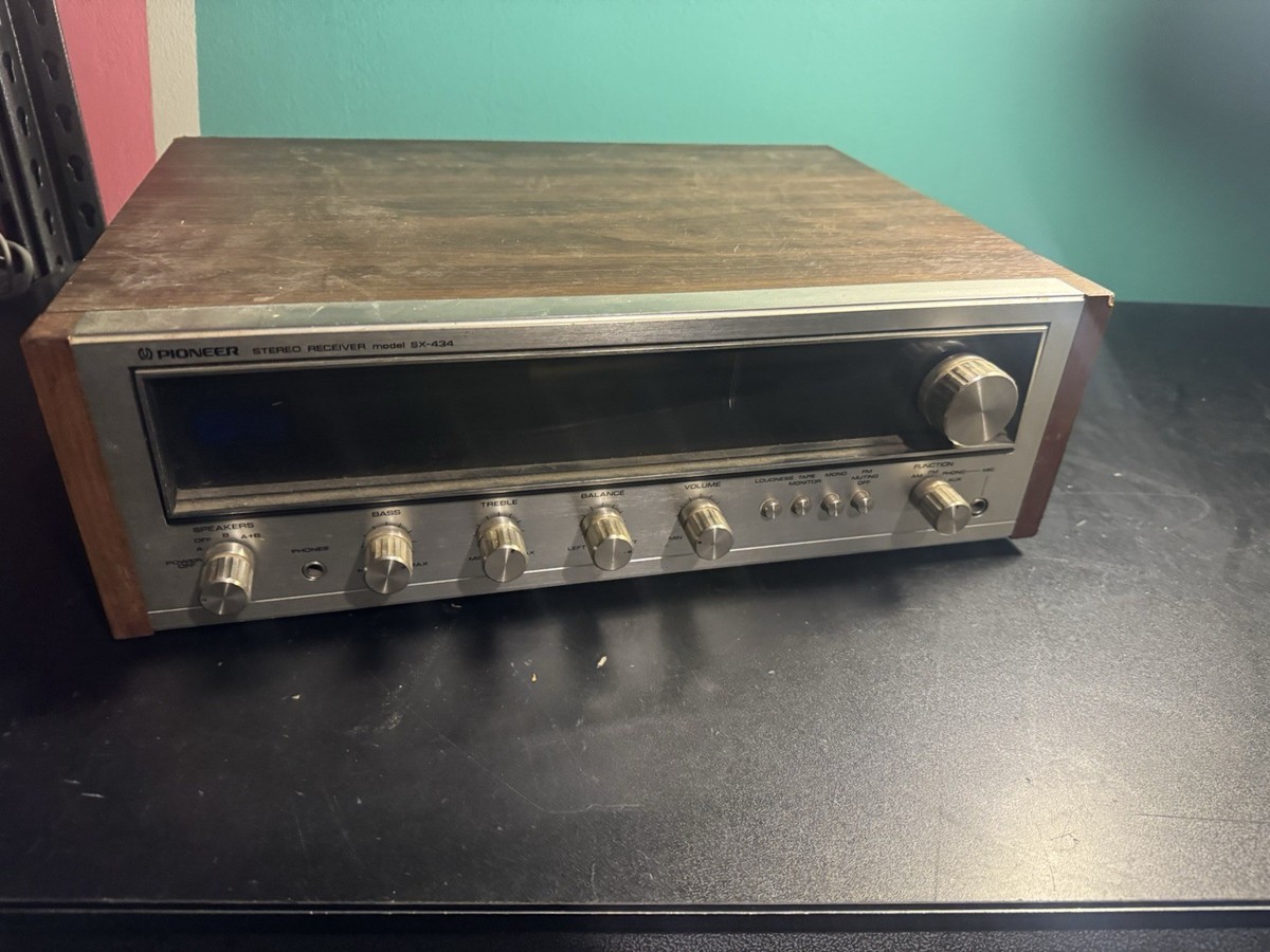 Pioneer Sx-434 Stereo Receiver Amp Worx Gr8 Audiophile