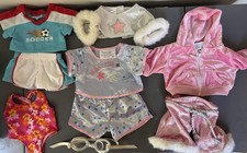 Vintage Y2K Build A Bear Workshop Clothes Lot Swimsuit Soccer Outfit Pajamas