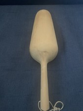 Huge Antique Wooden Spoon Ladle Scoop, Hand Carved Finland Scandinavia 32.5cm