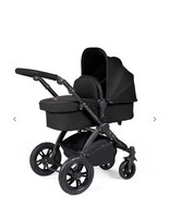 Ickle Bubba The Stomp Travel System Black Midnight 2 In 1 Plus Pushchair Bundle