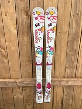 Alpine Downhill Snow Ski 47" Skis ROSSIGNOL FUN GIRL 120 cm with Bindings