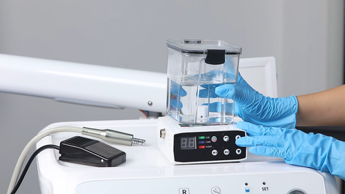 Dental LED Electric Micro Motor Micromotor with Water Supply Tank - Video 1 van 1