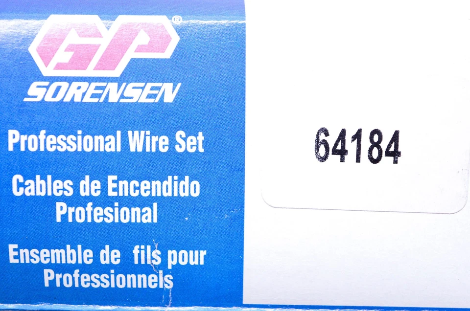 GP Sorensen 64184 Spark Plug Wire Kit NOS - Image 3 of 3