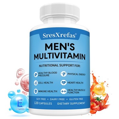 Män Komplettes Multivitamin unterstützt tägliche Energie,Herz,Immunsys 30 120Kap