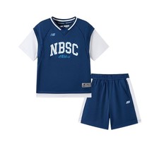 New Balance Casual Sportswear NBSC 2 Piece Set Navy Blue Children Aged 3 7