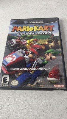 Mario Kart Double Dash GameCube Black Label Case Damaged Disc Untested AS-IS