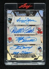 2025 Leaf Spectacular Silver Holo 1/8 Reggie Jackson Johnny Bench Auto HOF 1co7