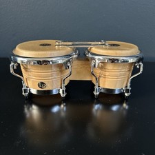 LP Music Collection LPM199 Madera Mini Bongos Tambor Sintonizable 4 1/2" - 3 1/2"