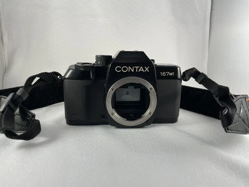 Contax 167MT 35mm Vintage Film SLR Camera Working with Contax strap