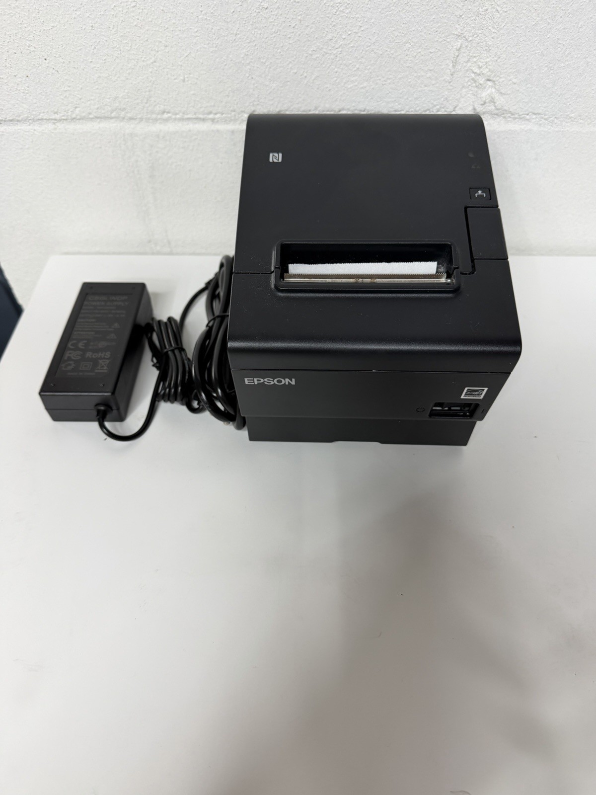 Epson TM-T88VII 012 M371A Thermal Receipt Printer Serial USB Ethernet w/ PSU