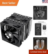 Dual Tower CPU Cooler with Six Heat Pipes and 120mm PWM Fans