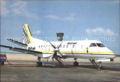 Flugzeuge Zivil Brit Air Saab SF 340 F-GFBZ