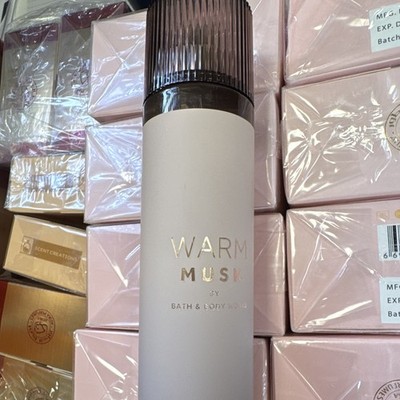 Bath & Body Works Warm Musk Body Mist 8 fl oz Unisex Musk Scent Regular