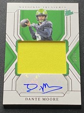 Dante Moore 2025 National Treasures Collegiate Patch Auto Rated Prospect /99 #85