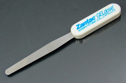 Zantac Pharmacy Counting SPATULA Drug Rep Pharmaceutical Promo Advertising