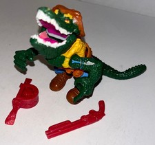 Vintage 1989 Playmates Teenage Mutant Ninja Turtles TMNT Leatherhead Complete!