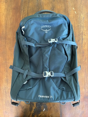 Osprey Fairview 36L Wheeled Travel Pack in cascade blue $330
